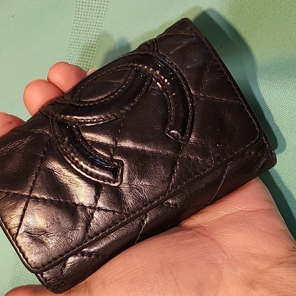 Chanel Black Cambon Ligne Leather Key Holder - Picture 11 of 14